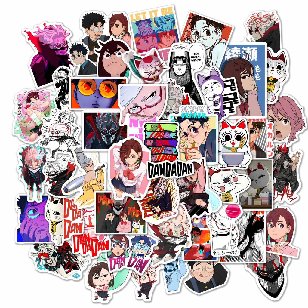

STIKER 50 pcs DANDADAN OKARUN MOMO