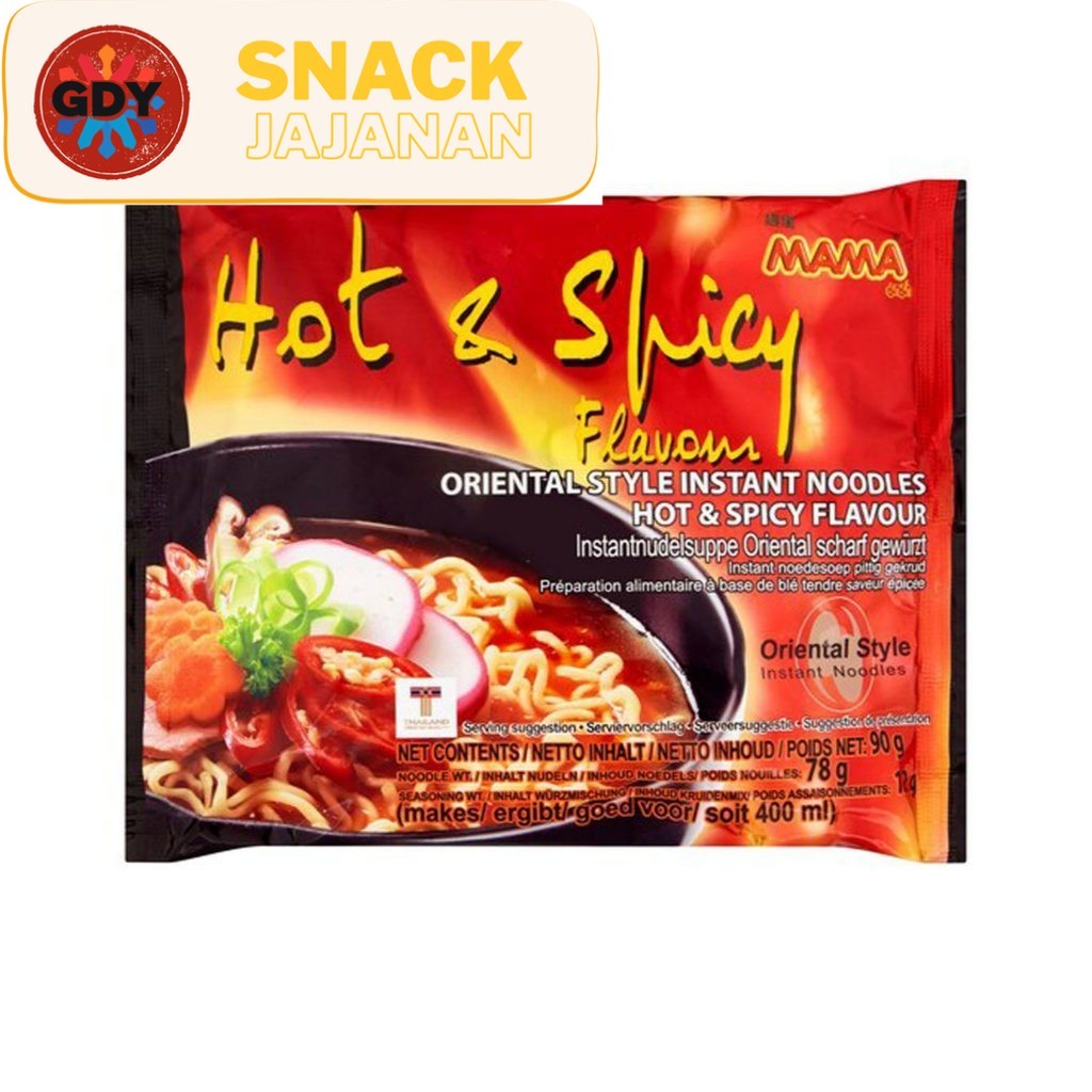 

MAMA NOODLE HOT & SPICY FLAVOUR 90gr