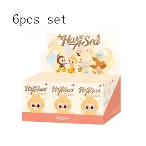 Mystery box For orginal Lafufu 1:1 V2 Miniso The Monsters Enamel Face PVC Figurine Table top super s