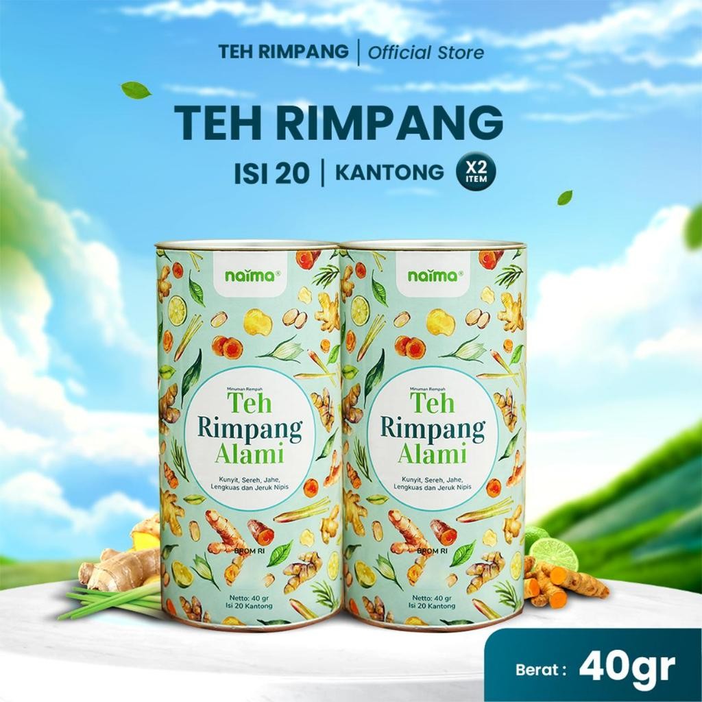

[NEW][JSR] Teh Rimpang 2PCS Alami ala dr.zaidul akbar - Minuman Teh Rimpang Halal dan Original dengan Kunyit, Sereh, Jahe, Lengkuas, dan Jeruk Nipis