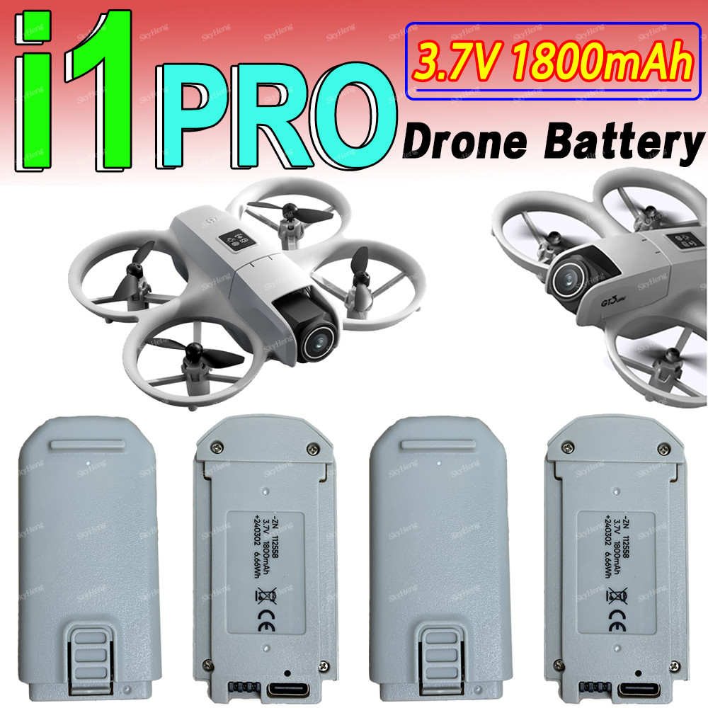 Drone Battery For i1PRO Drone 3.7V 1800MAh For i1 PRO RC Quadcopter Replacement Battery i1PRO Access