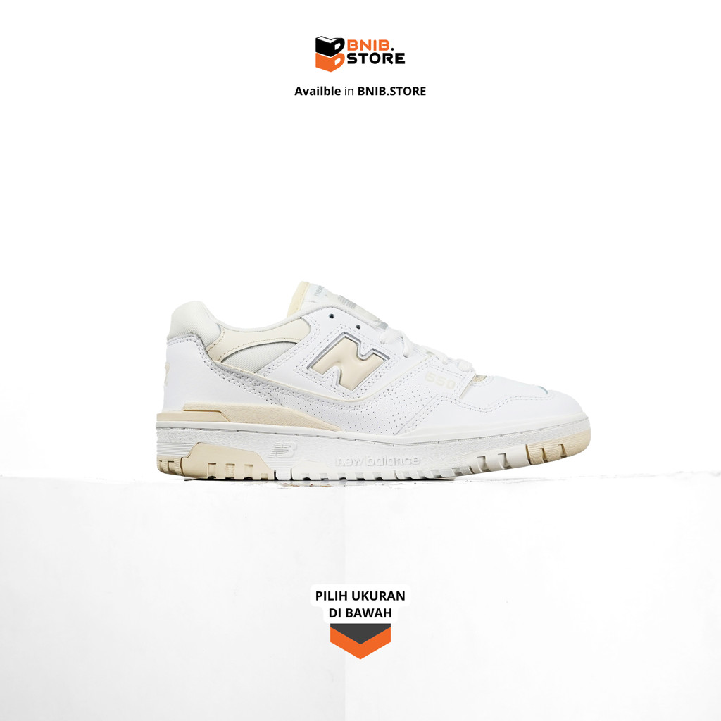 Sneakers Wanita NB W 550 White Linen [BBW550BK] Original