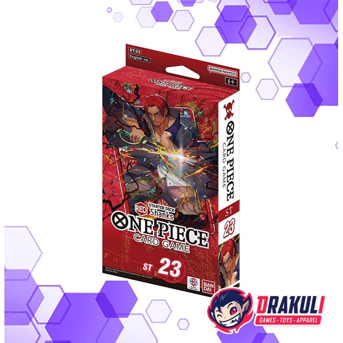 (ENGLISH) TCG One Piece Card Game Starter Deck Red - Shanks ST23 / ST-23