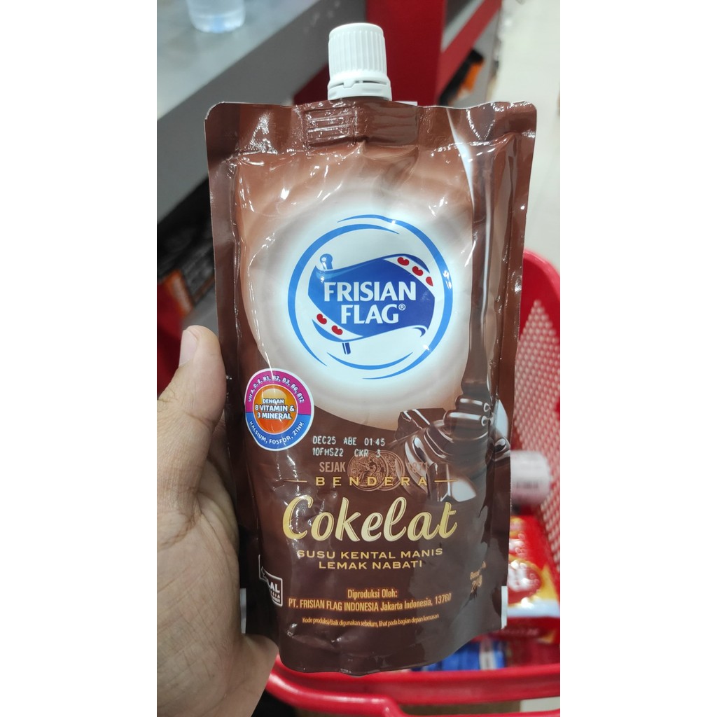 

Frisian Flag Susu Kental Manis Coklat 280g