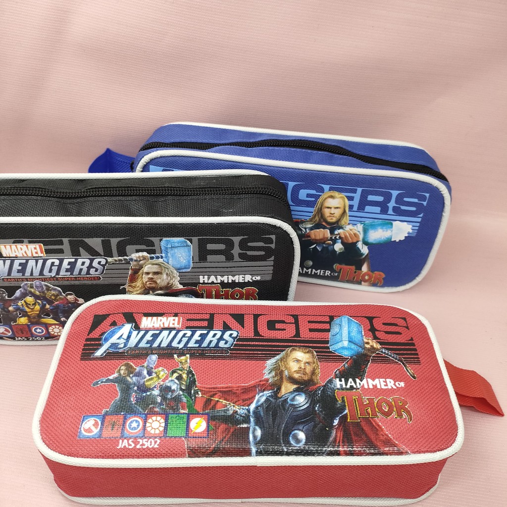 

Pencil case/Tempat pensil/Dompet anak karakter Avengers 2502
