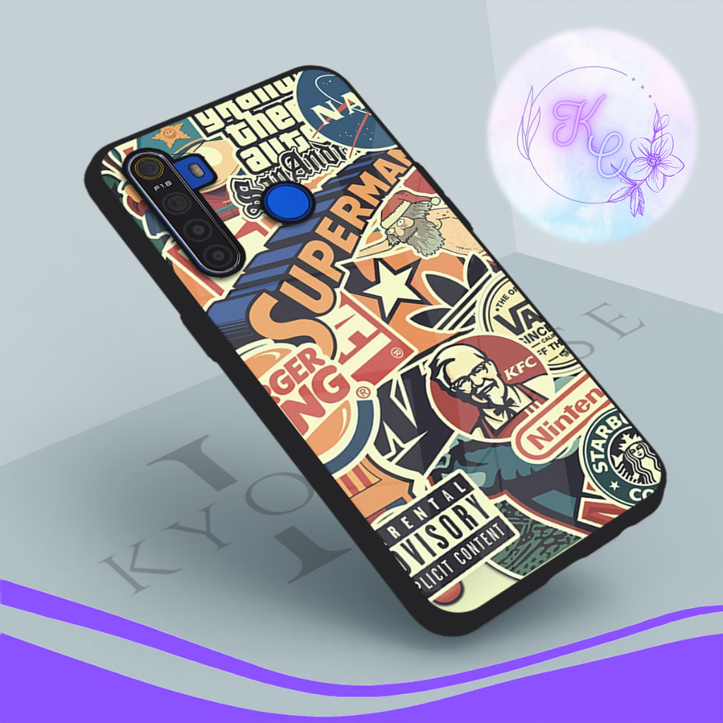 |GG13| KYON CASE REALME 5 5i 5s 5 PRO 6 6 PRO NARZO GLOSSY KILAU EFEK KACA | BAHAN CASING SOFTCASE &