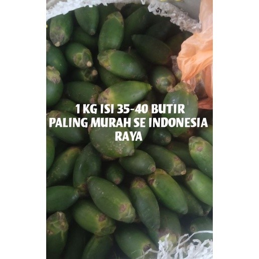 

1kg Pinang muda isi 35 butir /pinang muda segar/jamu pinang muda
