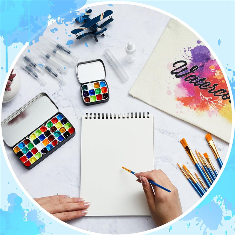 

Watercolor Paint Set Watercolor Paint Watercolor Palette Paint Tin Box For DIY Watercolor Oil Painting Acrylic Painting