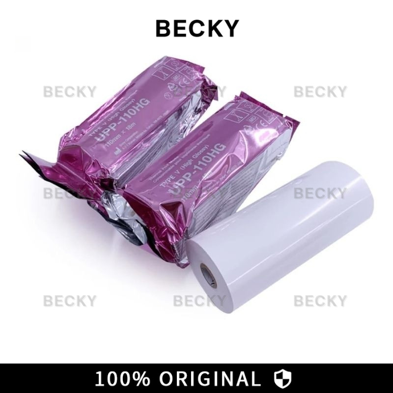 

BECKY Kertas Sony Paper USG UPP 110HG type V (High Glossy) Compatible