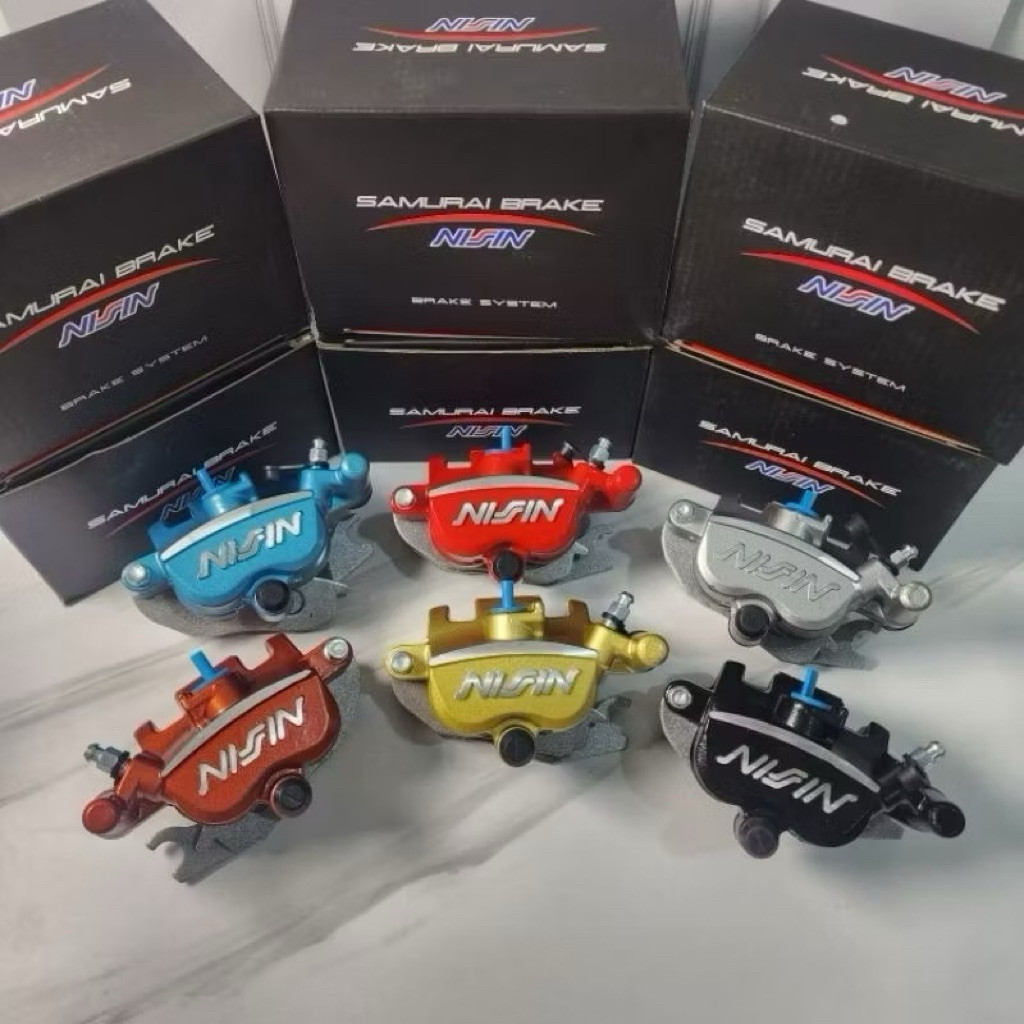 Kaliper NlSSlN Samurai Brake 2 Piston Original 100% Kanan Dan Kiri Universal YEB
