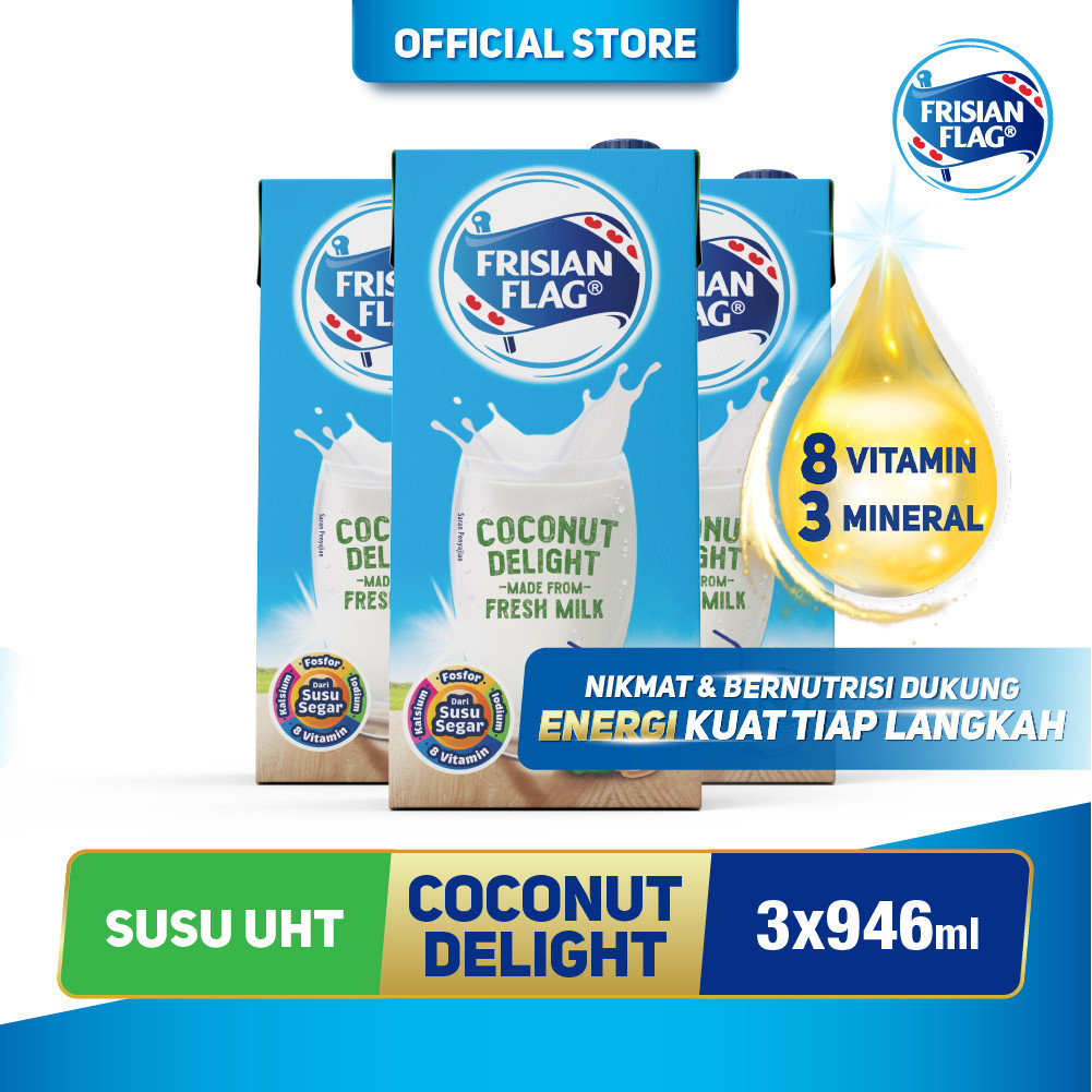 

Frisian Flag Family UHT Coconut Delight 946 ml x 3 pcs
