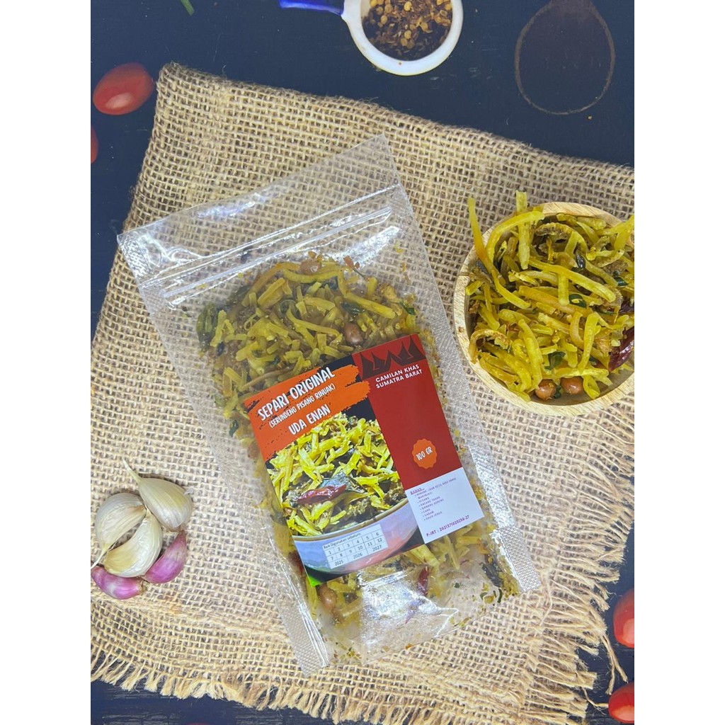 

Serundeng Pisang Rinuak Khas Minang Uda Enan 100g