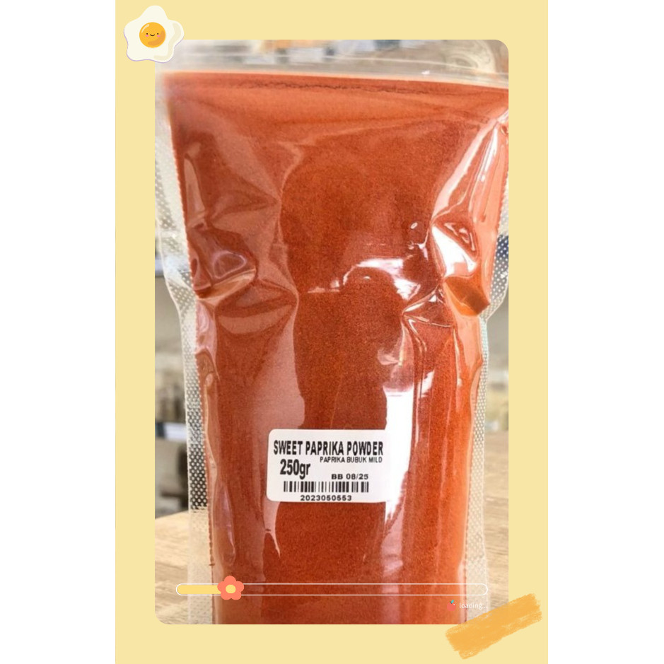 

Bubuk Paprika Manis 250 gr / Sweet Paprika Powder 250 gr