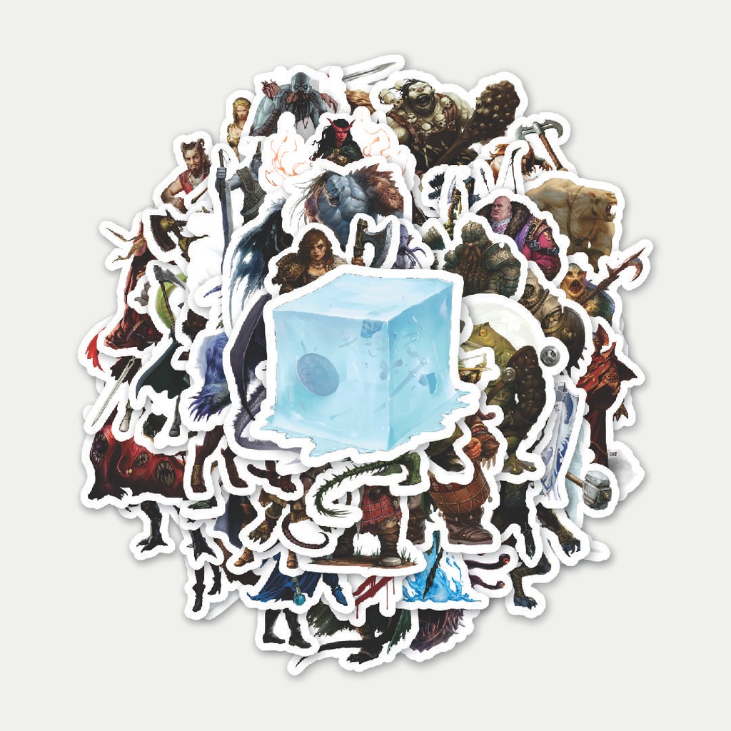 

Sticker Pack Stiker Dungeon And Dragons Series 4 | Sticker TUMBLR | Stiker LAPTOP KOPER HELM