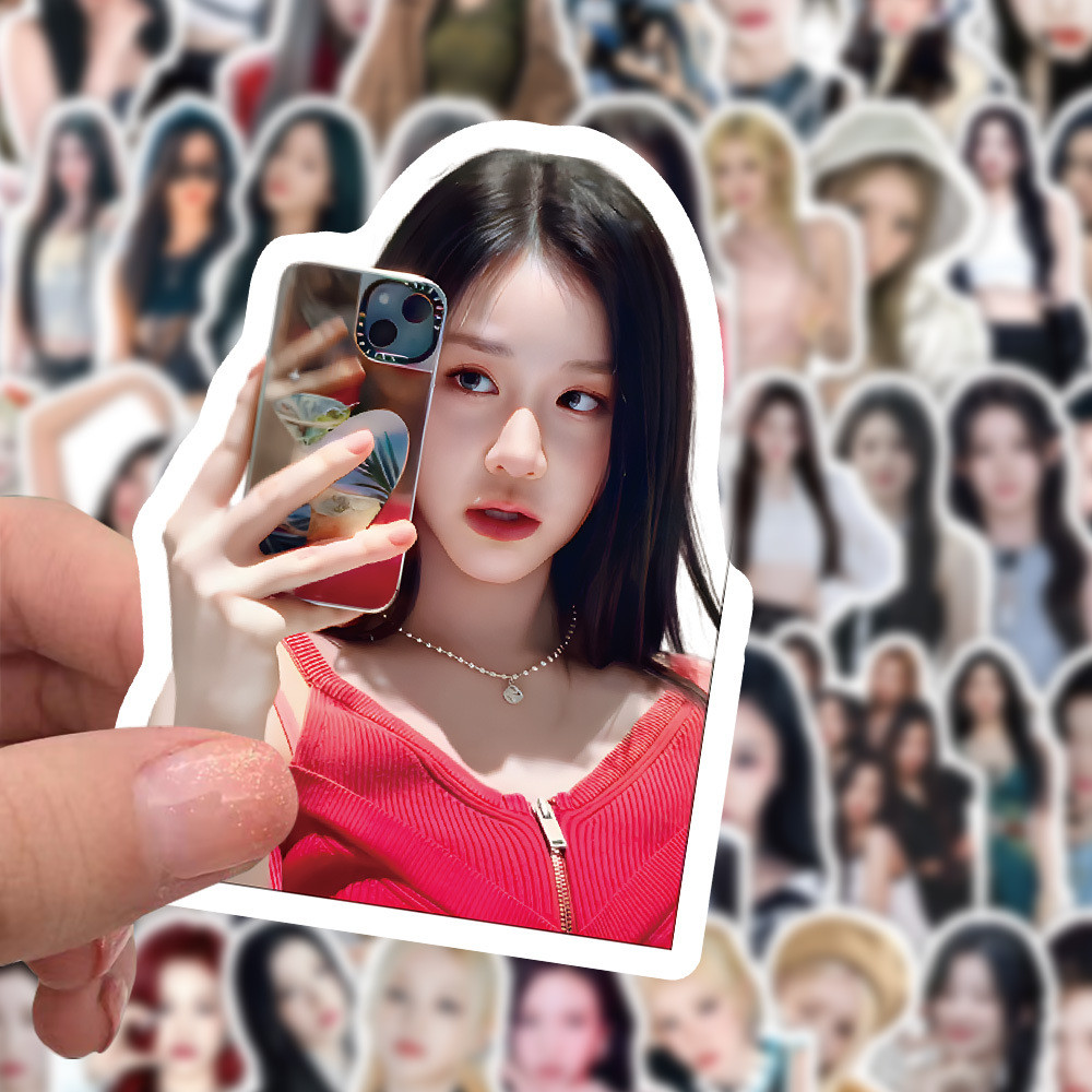 

10/30/60PCS KPOP Korean Girl Group BABYMONSTER Stickers Graffiti Decals Kids Toy Gift DIY Scrapbook Tablet Guitar Mobile Phone