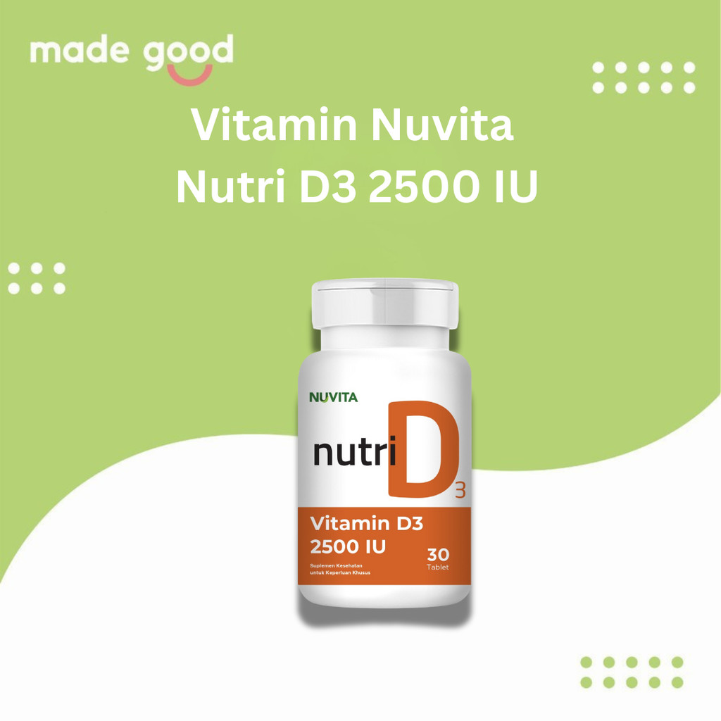 Nuvita Vitamin D3 2500 IU (30)