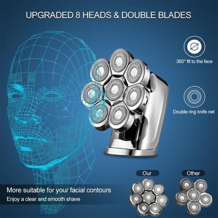 KEMEI KM-1525 - 4D Electric Shaver Powerful Speed Feeling