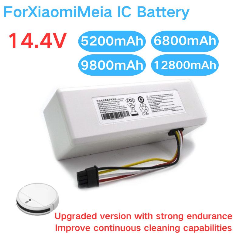 NEW 14.4V 12800mah P1904-4S1P-MM Battery For Xiaomi Mijia 1C STYTJ01ZHM Robot Vacuum Mop Cleaner Acc