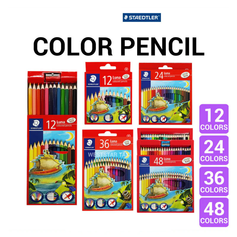 

Staedler luna color pencil 12/24/36/48