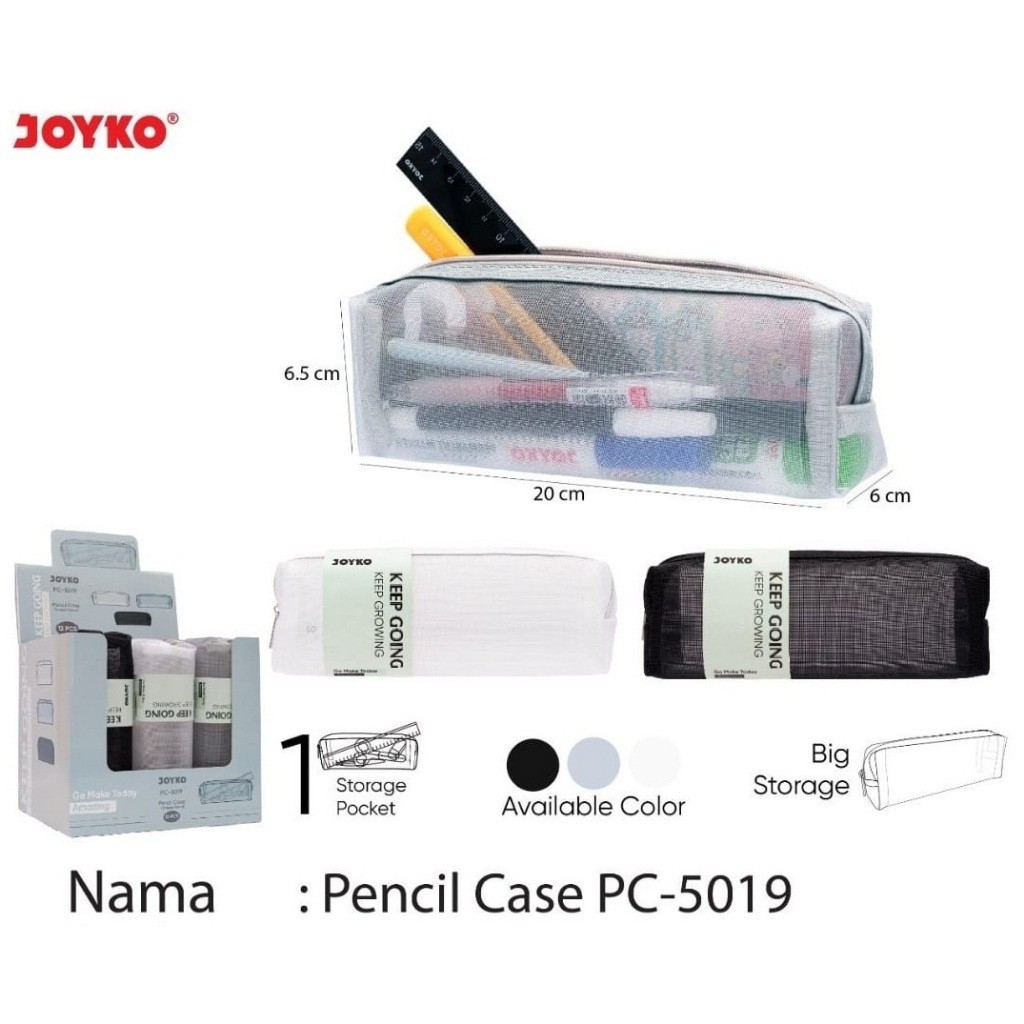 

Joyko Pencil case / kotak pensil PC-5019/PC-5020