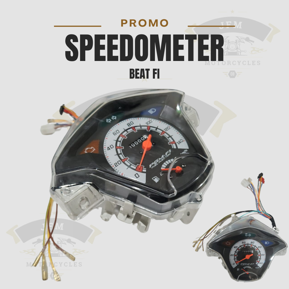 SPEEDOMETER MOTOR BEAT FI 2012-2015 KOMPLIT - SPEEDO METER BEAT FI KILOMETER