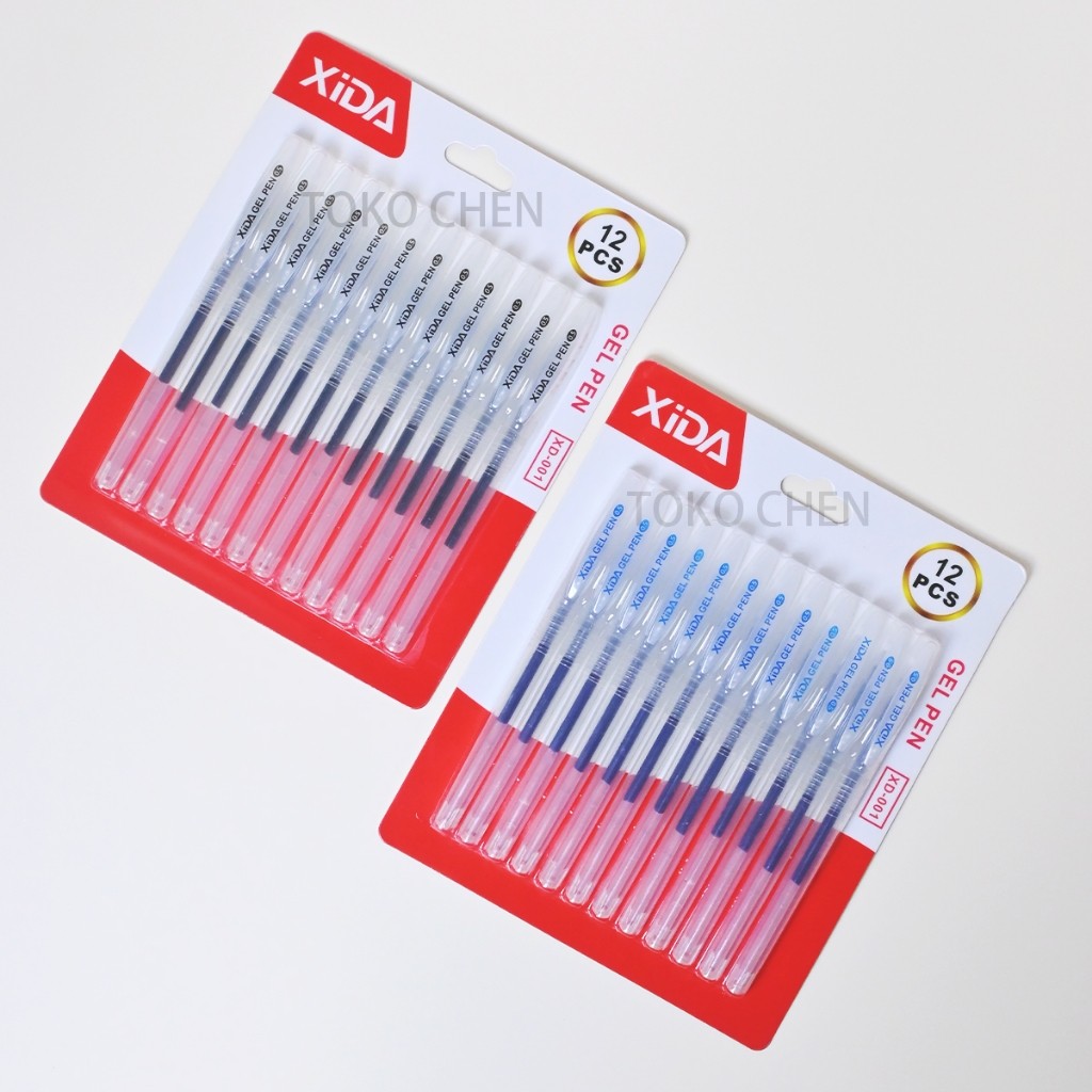 

XIDA Gel Pen Pulpen Gel Tabung Jarum Penuh 3 Warna 0.5mm 1 PCS