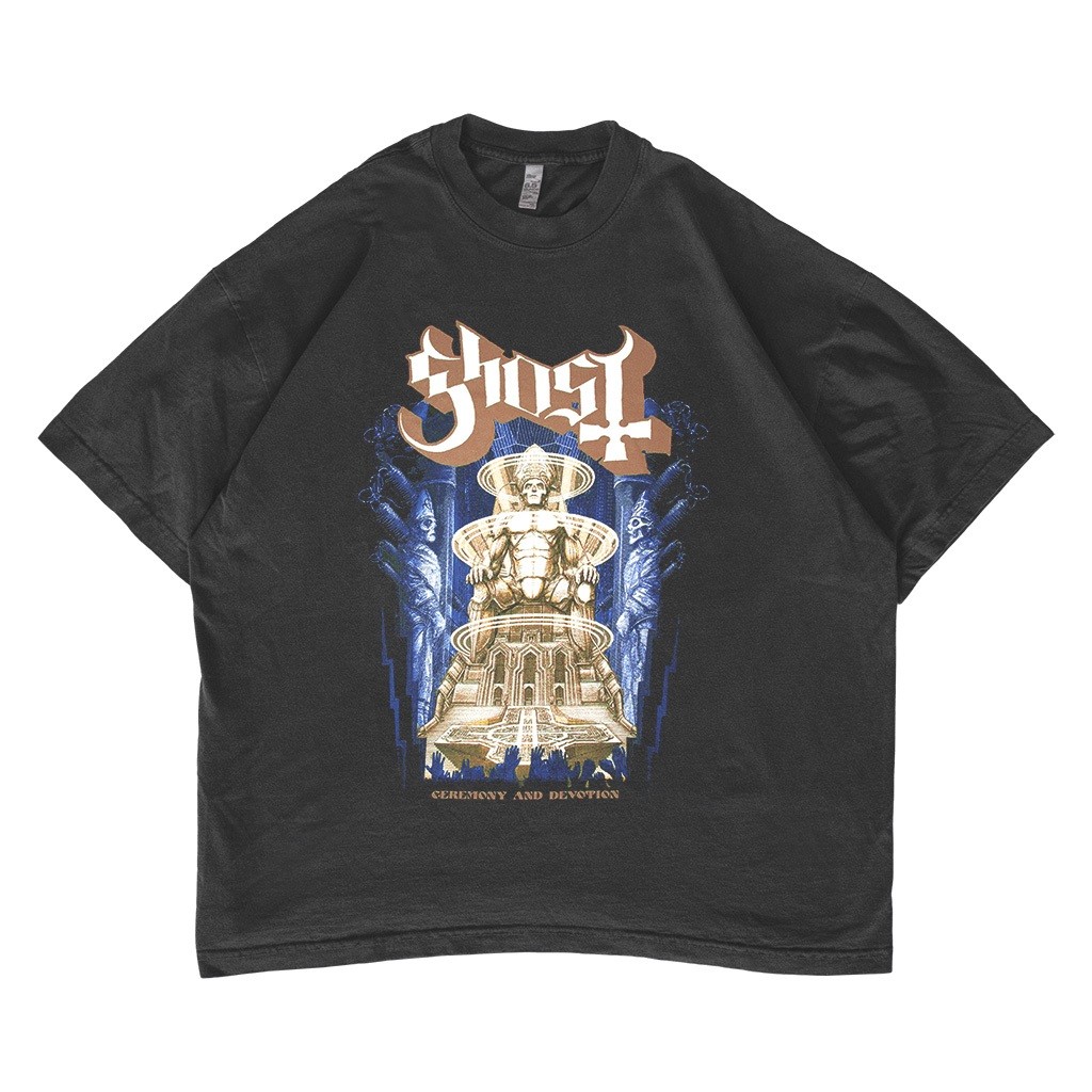 [BS] Ghost Ceremony And Devotion Oversized T-shirt Vintage Band