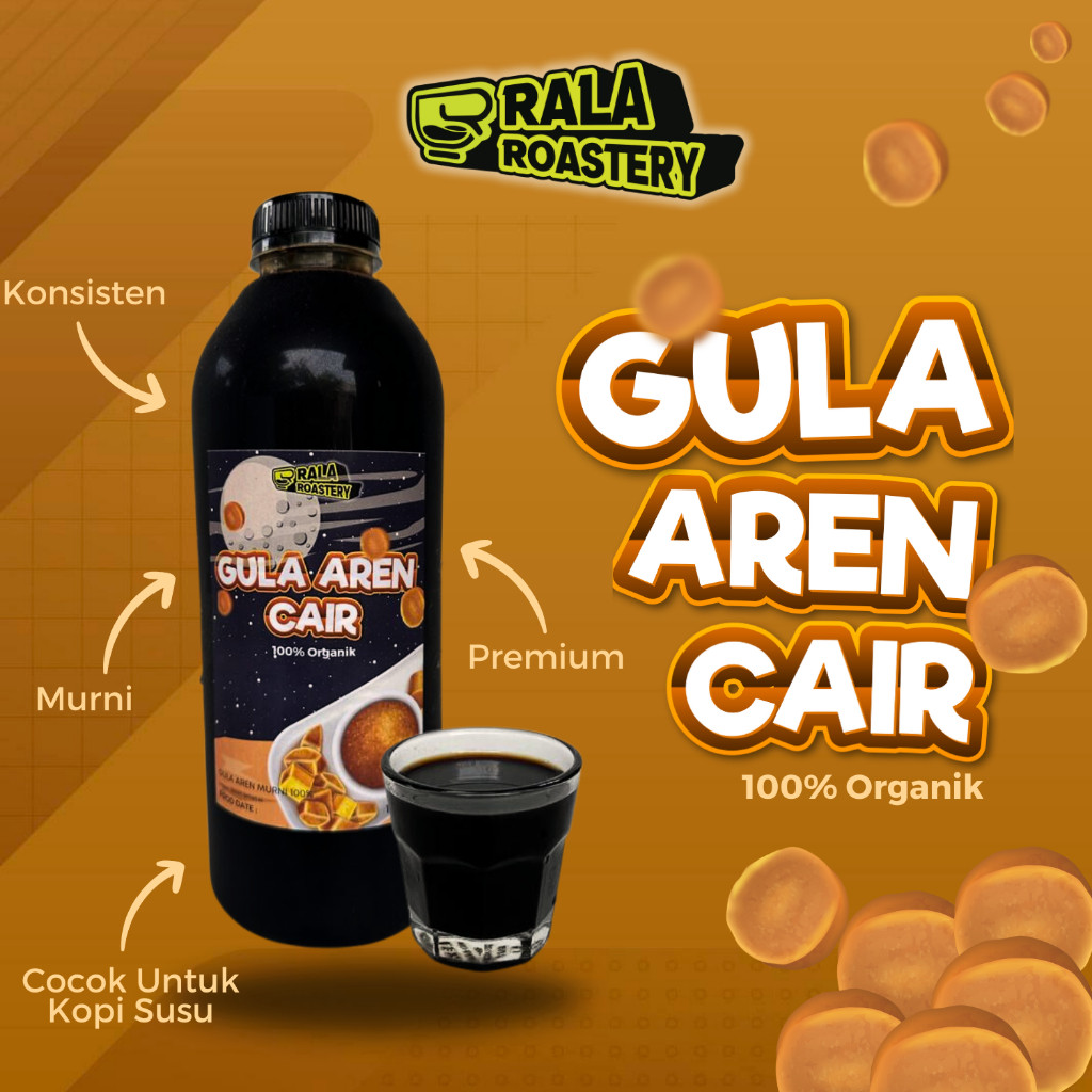 

Gula Aren Cair Murni | Brown Sugar Premium Organik