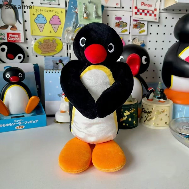 

Cartoon Cute Penguin Plush Pencil Case Large Capacity Students Stationery Supplies Storage Bag Gifts