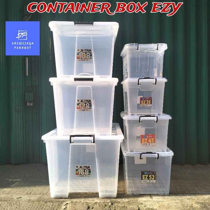 CONTAINER BOX EZY CLEAR | BOX PLASTIK EZY X-TRA