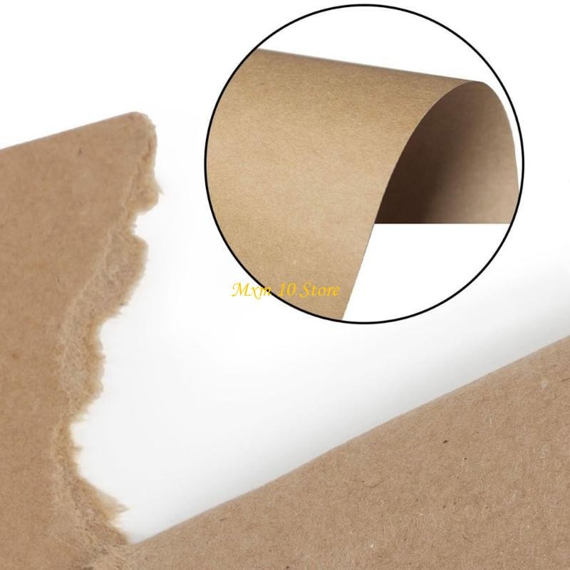 

M3GB 100/200pcs A6Kraft Paper Cards Multi Functional and Portable A6Blank Postcards for Students, Office, and Daily Use