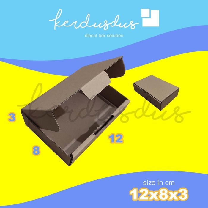 

12x8x3 cm kardus carton box diecut pizza kue packing packaging