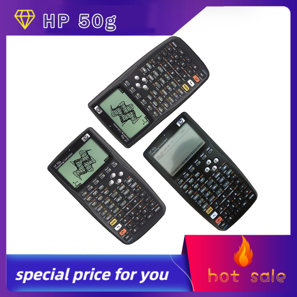 

HP 50g F2229AA Graphing Calculator Infrared Port RS232 Port SD Card Slot for Surveying / Engineering / Math / Computer Science