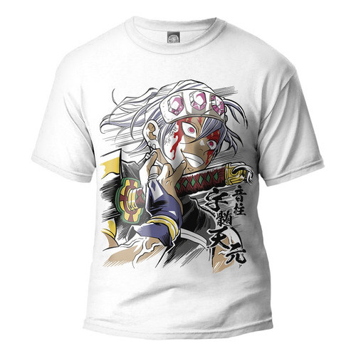 Kaos Motif Grafis Anime Jepang Demon Slayer