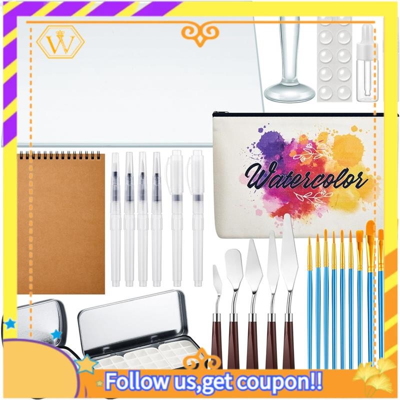 

Latest-Watercolor Paint Set Watercolor Paint Watercolor Palette Paint Tin Box For DIY Watercolor Oil Painting Acrylic Painting 1