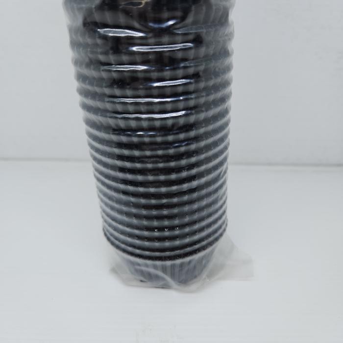 Kertas Cupcake / Cake Case / Cup Case 9.5 cm - Hitam