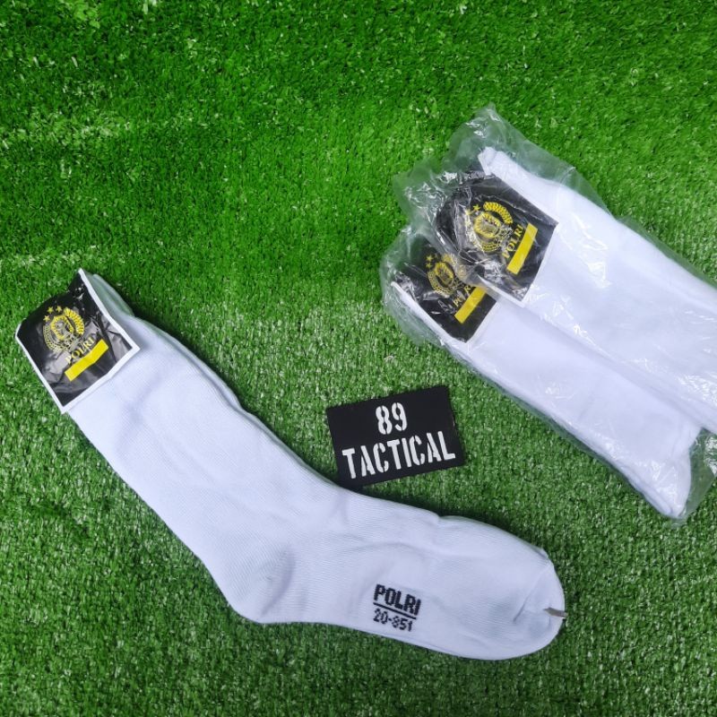 kaos kaki OLAHRAGA polri PUTIH