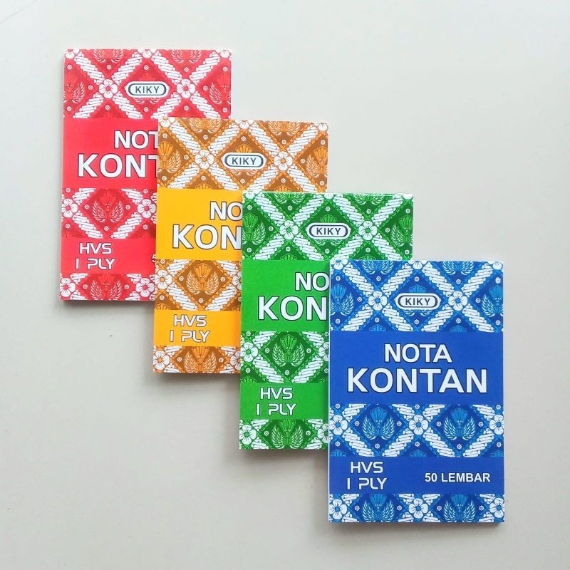 

Bon Nota Kiky 1 ply - Nota Kontan 1 ply