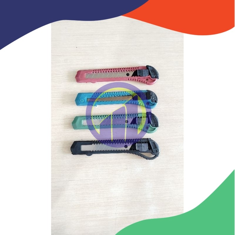 

(lusin) Pisau Kater / Cutter Murah Yamata/JD (min. order 6 lusin)