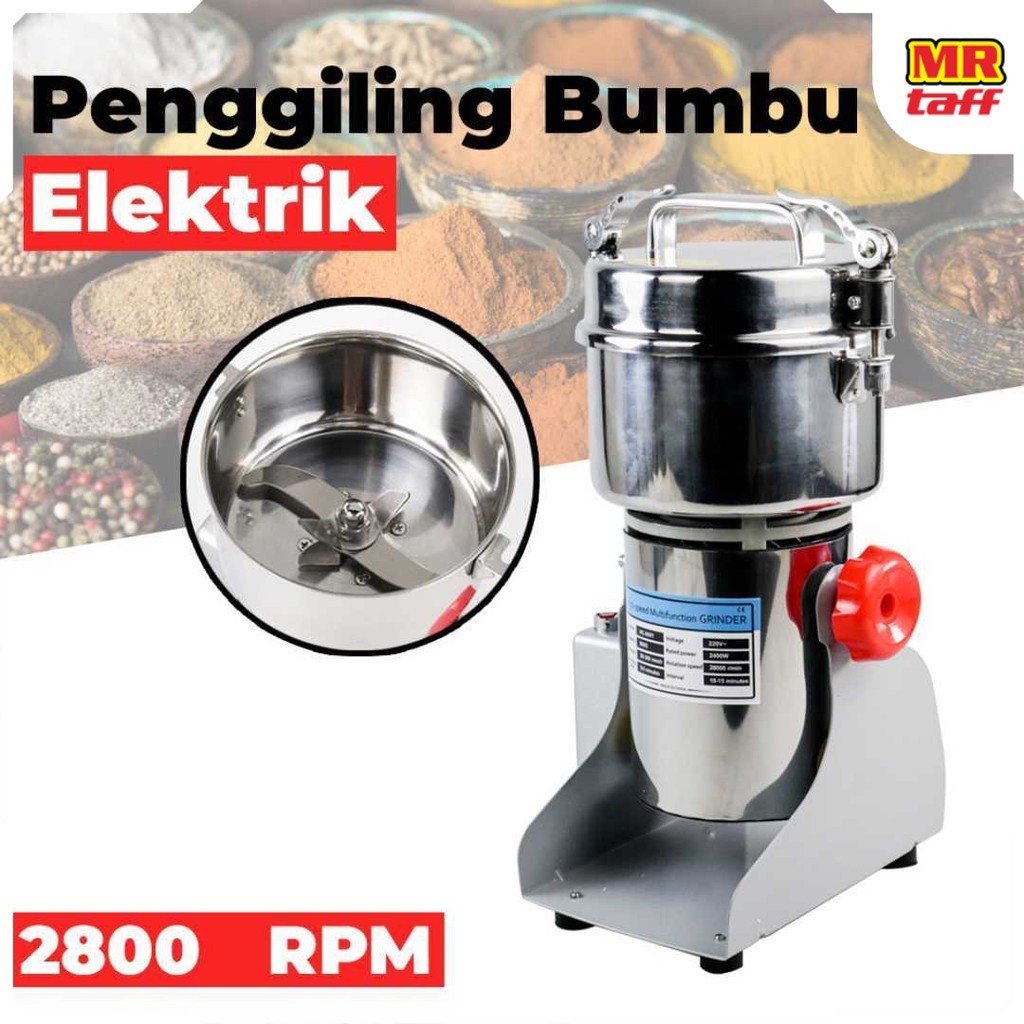JING GONG Penggiling Bumbu Kering Elektrik Spices Grinder 800g 2400W - HC-800Y