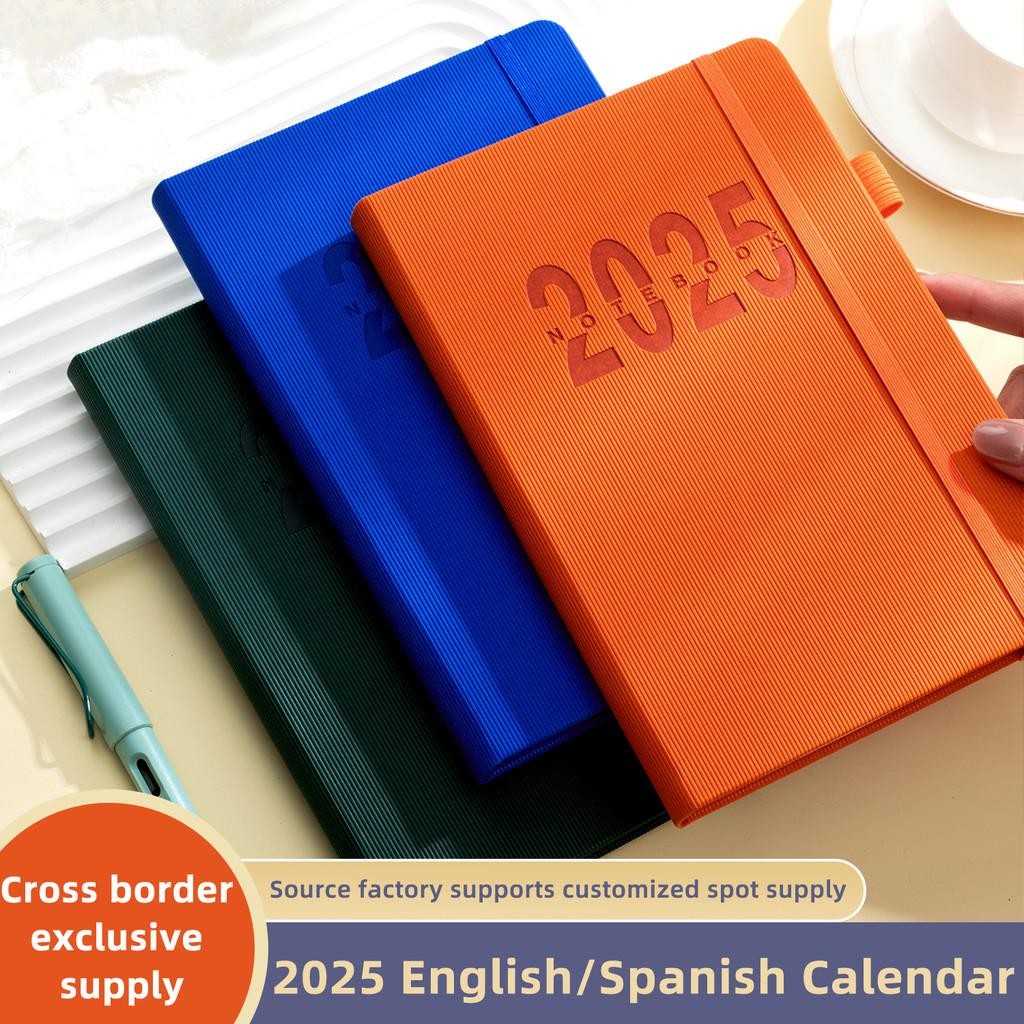 

Buku Agenda 2025 Bulanan A5 Notebook 360 Halaman, Softcover Kulit PU Premium, Desain Minimalis​
