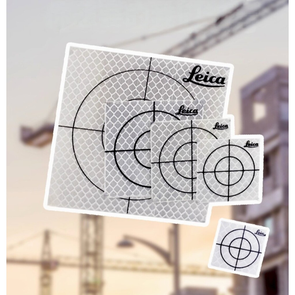 

Stiker Reflektif Sheet Surveyor Reica Target Sticker 2cm 3cm 4cm 5cm 6cm Survey Reflector