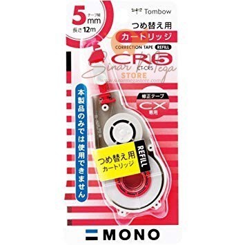 

Tombow Refill Isi Ulang Tip Ex Correction Tape 5mm CT-CR5