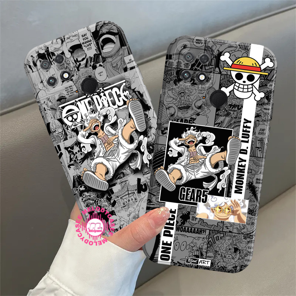 Silicon Xiaomi Redmi 9C 10A 10C POCO C40 - Casing Hp - Motif Anime One Piece - Case Custom - Softcas