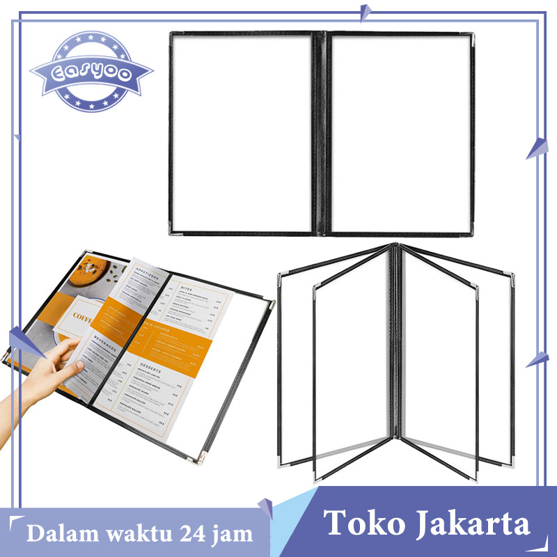 

Promo Cover Buku Menu A4 Cafe / Restoran / Hotel Satu Muka A4 Buku Menu Makanan