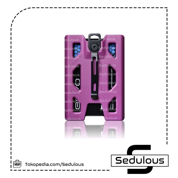 

Sale GoVo Badge ID Card Holder/Wallet Tactical ID card Plastic - Ungu Terlaris