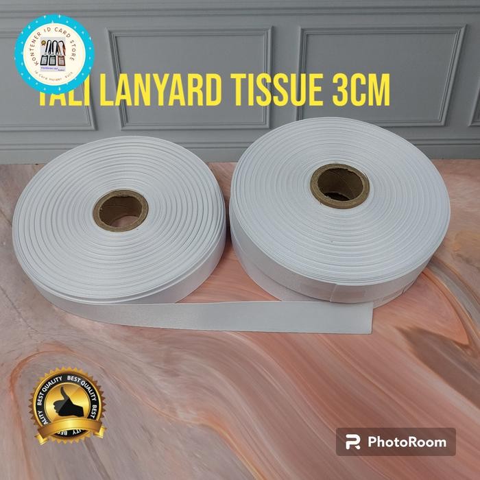 

Promo Tali Lanyard Tissue 3cm Bahan Lokal Lanyard Printing Sublim 3cm