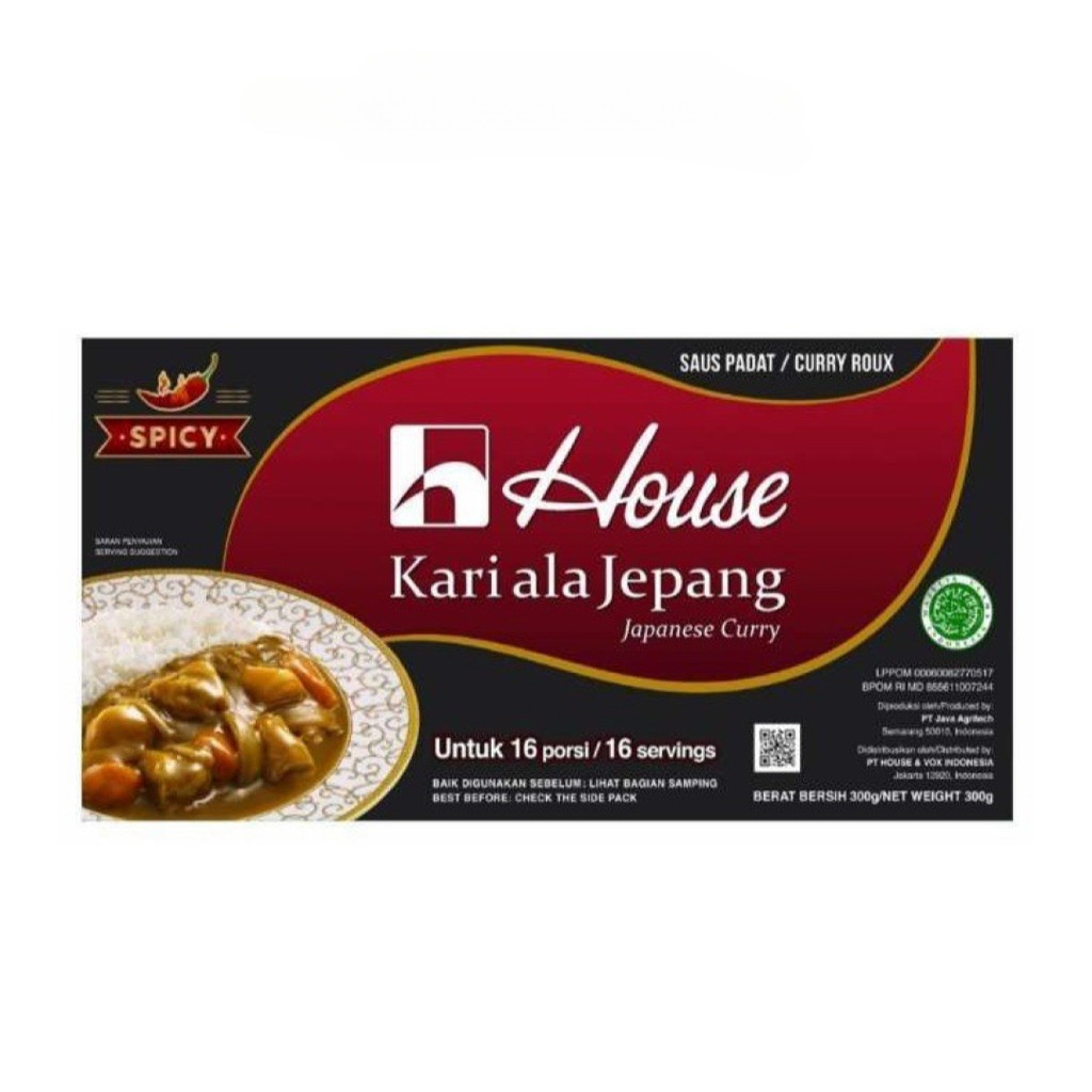 

House Bumbu Kari Ala Jepang Spicy 300 gr