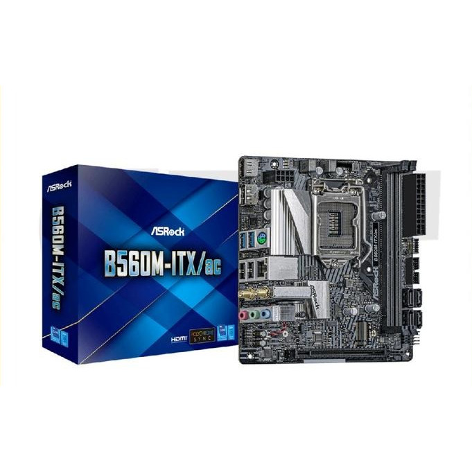 ASROCK MOTHERBOARD ITX B560M-ITX/AC DDR4 LGA1200 /INTEL 3Y