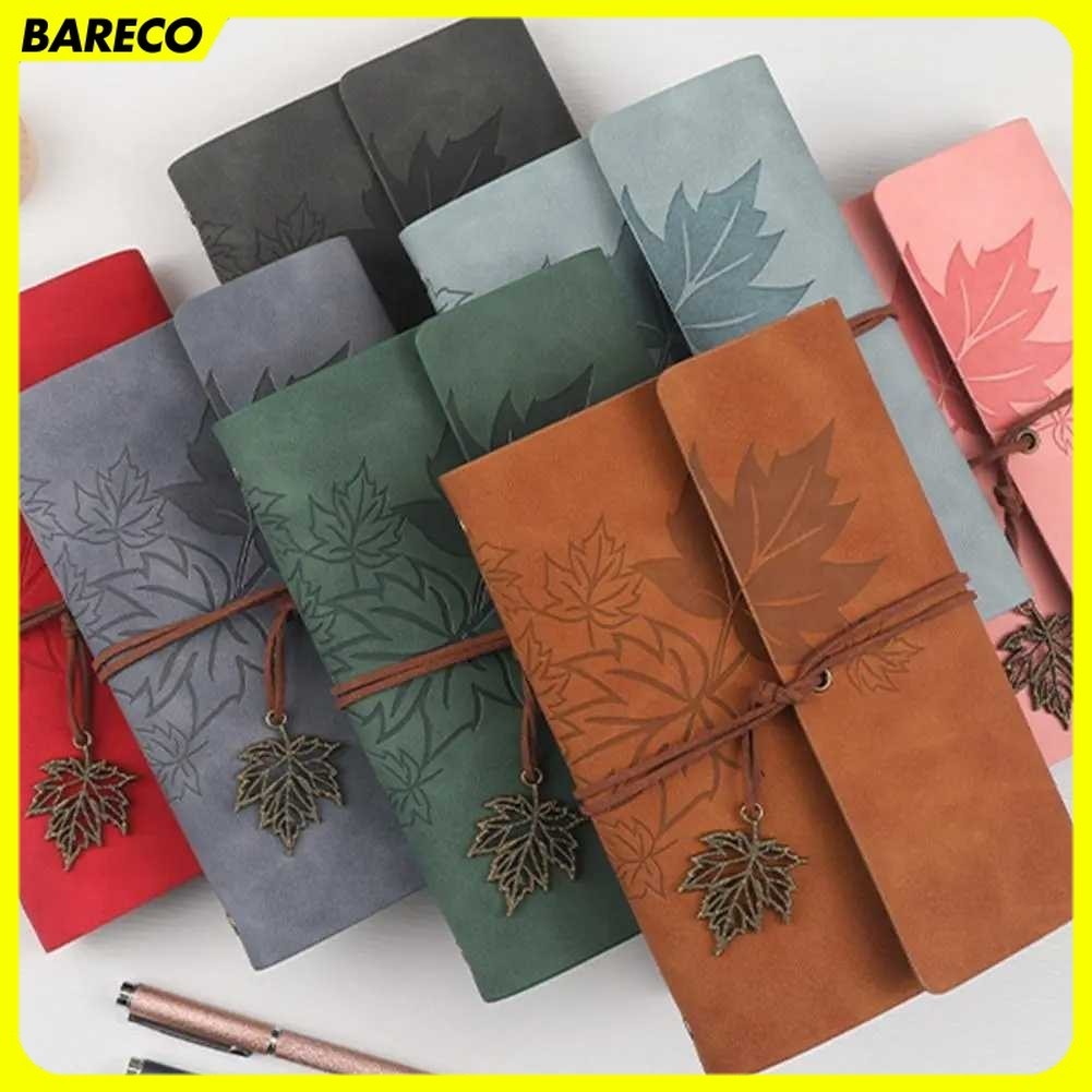 

Toddi Buku Catatan Harian Binder Kulit Retro Maple Leaf - LD-A1